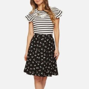 Kate Spade Flora Crepe Skirt Size 8